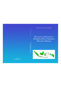 Cover buku peraturan pengawasan