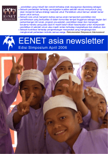 EENET Asia Newsletter, Edisi Simposium, April 2006