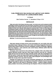 Prosiding Temu Teknis Fungsional Non Peneliti 2003 CARA
