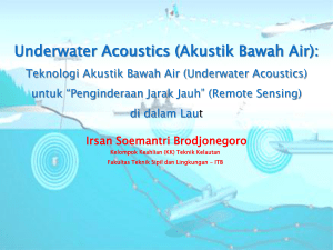 Underwater Acoustics (Akustik Bawah Air):