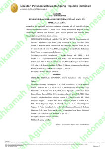 Mahkamah Agu Mahkamah Agung Republik Indo Mahkamah Agung