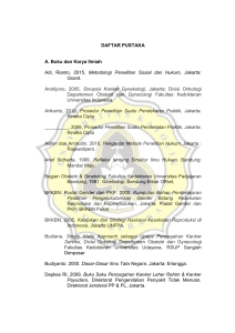 DAFTAR PUSTAKA A. Buku dan Karya Ilmiah