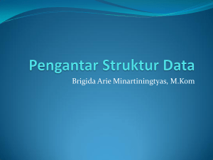 Pengantar Struktur Data - Brigida Arie Minartiningtyas