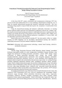 Pemanfaatan Teknologi Komunikasi dan Informasi Untuk