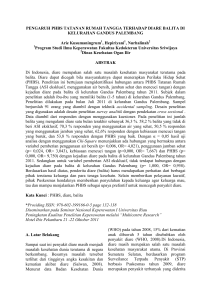 makalah PHBS keluarga diare - ePrints Sriwijaya University