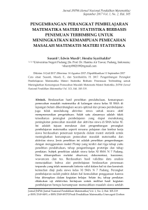 pengembangan perangkat pembelajaran matematika materi