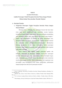 11 BAB II KAJIAN PUSTAKA Analisis Penerapan Teknik Penyajian