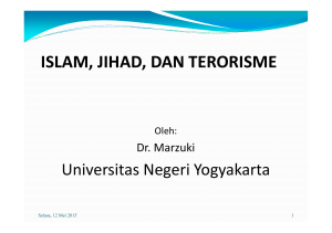 5. Islam, Jihad, dan Terorisme [Compatibility Mode]