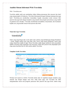 Analisis Sistem Informasi Web Traveloka