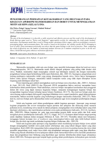 Jurnal Kajian Pembelajaran Matematika