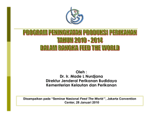 Oleh : Dr. Ir. Made L Nurdjana Direktur Jenderal