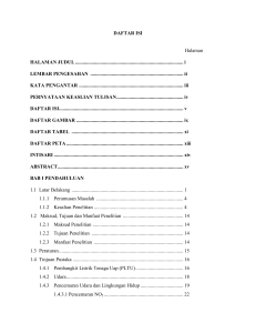 DAFTAR ISI Halaman HALAMAN JUDUL