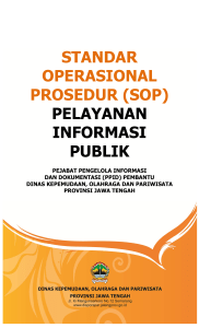 standar operasional prosedur (sop) pelayanan informasi publik