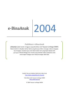 e-BinaAnak 2004 - SABDA