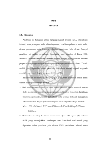 80 BAB 5 PENUTUP 5.1. Simpulan Penelitian ini bertujuan untuk