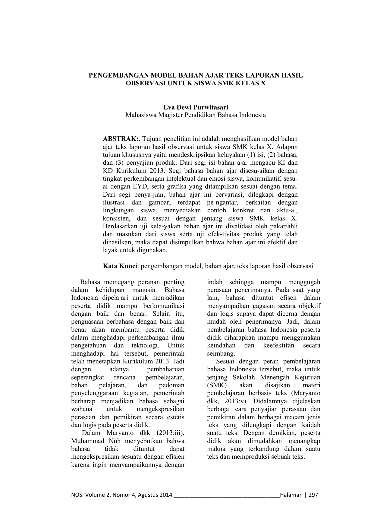 Contoh Laporan Hasil Observasi Tentang Pendidikan Nusagates