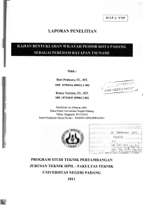 laporan penelitian - Universitas Negeri Padang Repository