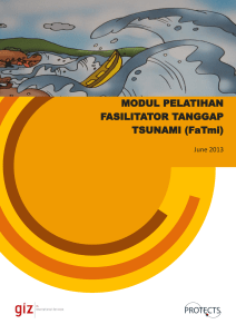Modul Pelatihan bagi Fasilitator Tanggap Tsunami (FaTmi)