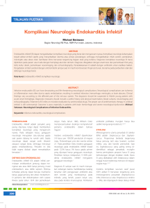 Komplikasi Neurologis Endokarditis Infektif