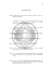 DAFTAR PUSTAKA Ikatan Akuntan Indonesia. 2009. Standar