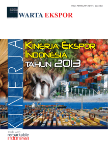 Kinerja eKspor indonesia tahun 2013
