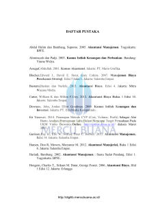 daftar pustaka - Perpustakaan Universitas Mercu Buana