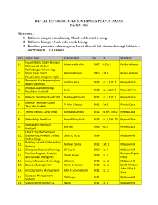 Daftar Buku Sumbangan