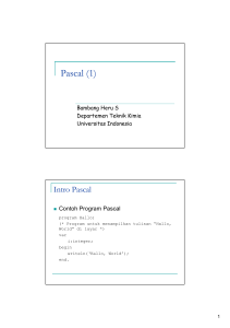 Pascal - Website Staff UI