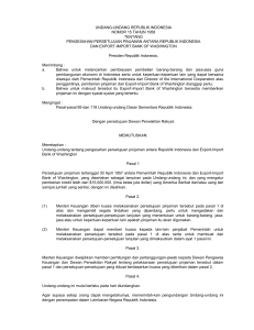 undang-undang republik indonesia nomor 15 tahun 1958 tentang