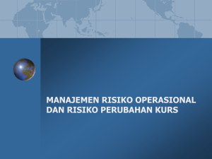 manajemen risiko operasional dan risiko perubahan kurs