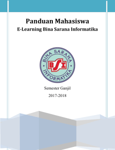 Panduan Mahasiswa - E