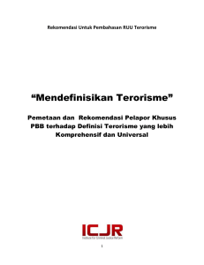 Mendefinisikan Terorisme
