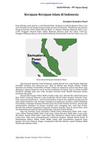 Kerajaan Kerajaan Islam di Indonesia