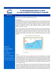 Perkembangan dan Prospek Perekonomian Global dan Domestik