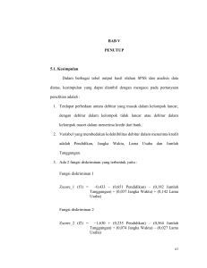 BAB V PENUTUP 5.1. Kesimpulan Dalam berbagai