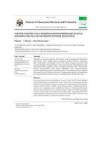 Journal of Educational Research and Evaluation