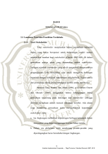 BAB II TINJAUAN PUSTAKA 2.1 Landasan Teori dan Penelitian