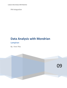 Lampiran Data Analysis with Mondrian