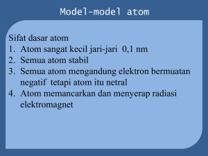 Model atom STT migas Bpp