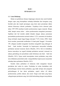 1 BAB 1 PENDAHULUAN 1.1 Latar Belakang Dalam era globalisasi