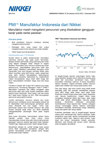 PMI™ Manufaktur Indonesia dari Nikkei