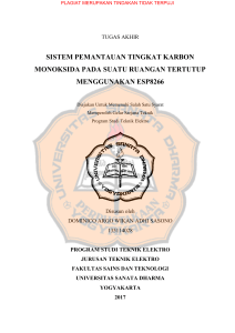 sistem pemantauan tingkat karbon monoksida