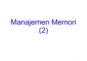 Manajemen Memori (2)