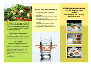 Brosur TIPS Dan Makanan Sehat Haji