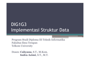 DIG1G3 Implementasi Struktur Data