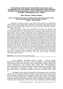 6 Perbandingan hasil belajar matematika By Moh.Masnun dan