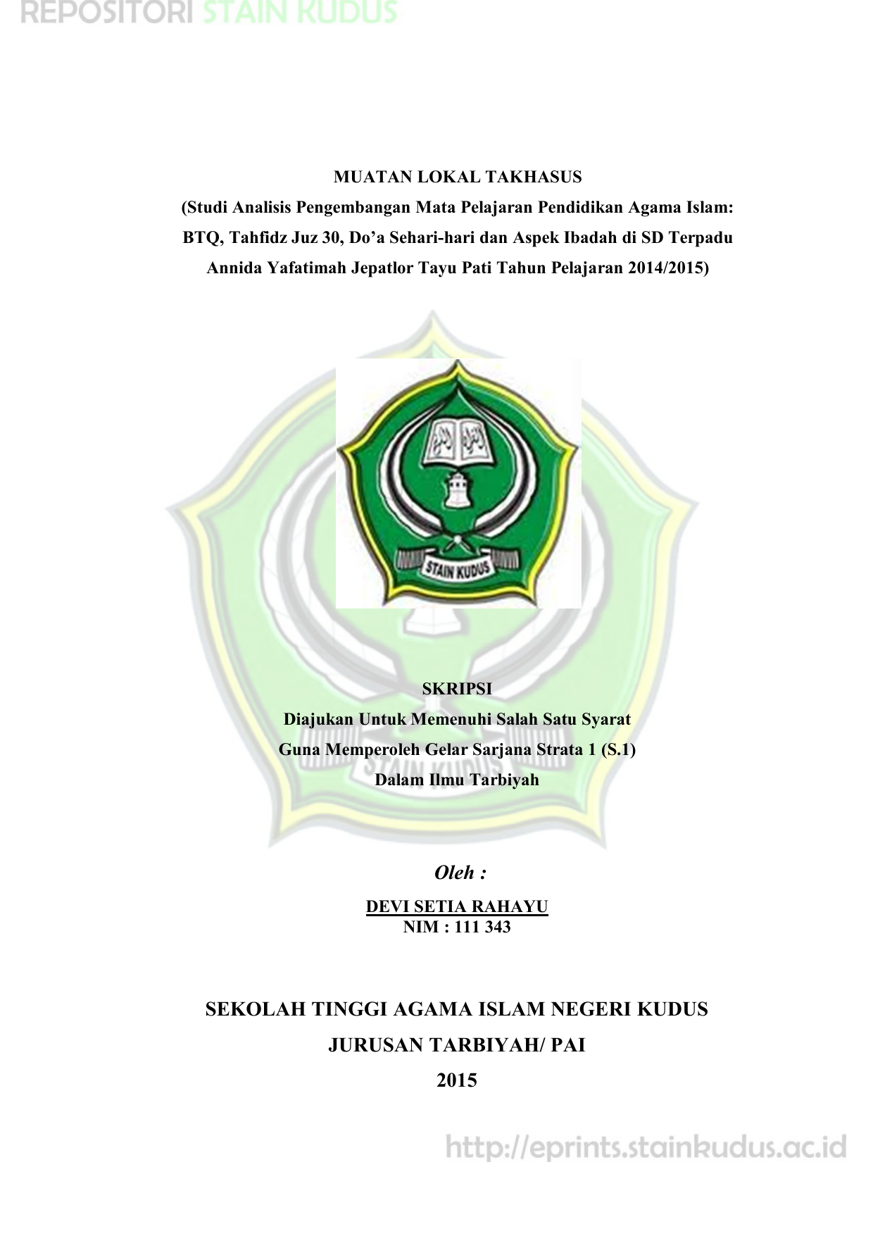 Oleh Sekolah Tinggi Agama Islam Negeri Kudus Khilafah Rasyidah The New World Order Download Ebook Pdf Islam
