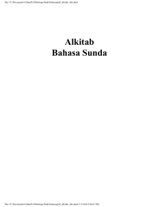 Alkitab Bahasa Sunda