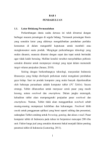 1 BAB 1 PENDAHULUAN 1.1. Latar Belakang Permasalahan