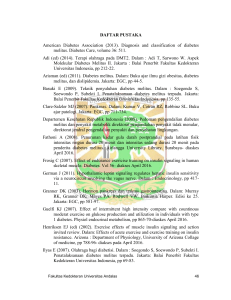 DAFTAR PUSTAKA American Diabetes Association